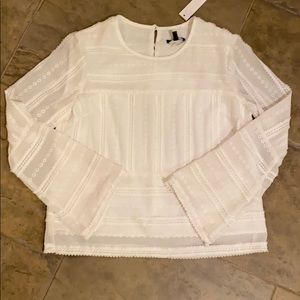 NWT Drew textured Blouse